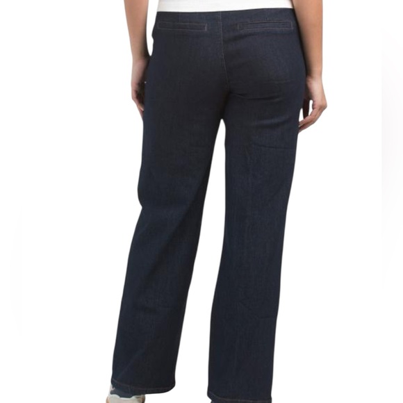 Rachel Zoe Wide Leg Trouser Jeans High Rise Dark Wash Women’s 4 Stretch Denim - Picture 2 of 10